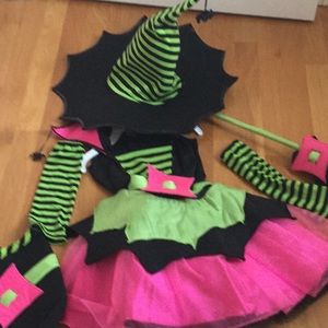 Chasing fireflies spiderina witch costume.